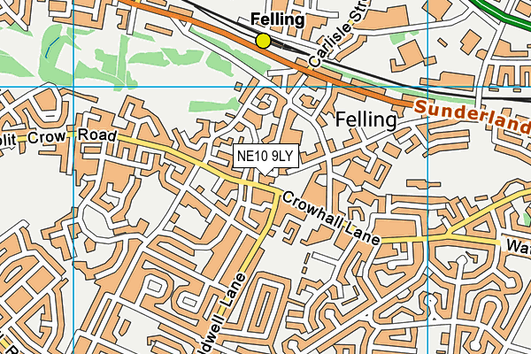 NE10 9LY map - OS VectorMap District (Ordnance Survey) NE10 9LY map - OS VectorMap District (Ordnance Survey)