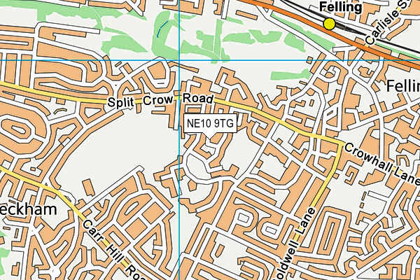 NE10 9TG map - OS VectorMap District (Ordnance Survey) NE10 9TG map - OS VectorMap District (Ordnance Survey)