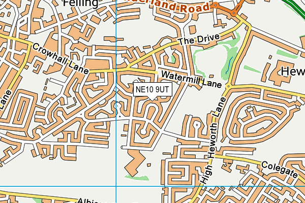 NE10 9UT map - OS VectorMap District (Ordnance Survey) NE10 9UT map - OS VectorMap District (Ordnance Survey)