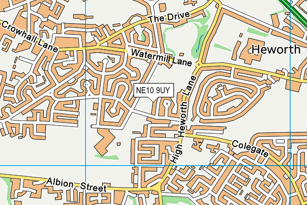 NE10 9UY map - OS VectorMap District (Ordnance Survey) NE10 9UY map - OS VectorMap District (Ordnance Survey)