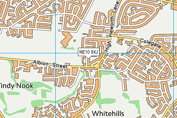 NE10 9XJ map - OS VectorMap District (Ordnance Survey) NE10 9XJ map - OS VectorMap District (Ordnance Survey)