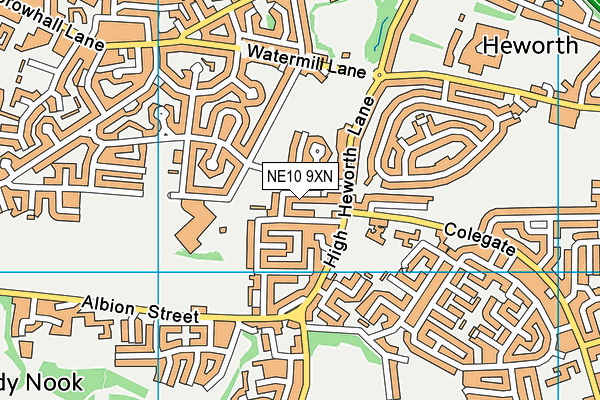 NE10 9XN map - OS VectorMap District (Ordnance Survey) NE10 9XN map - OS VectorMap District (Ordnance Survey)