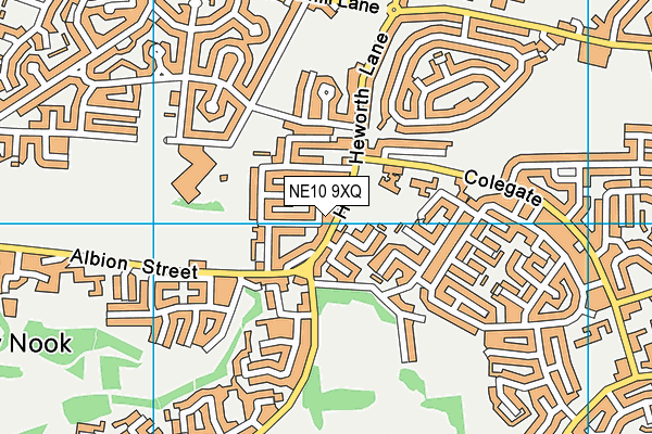 NE10 9XQ map - OS VectorMap District (Ordnance Survey) NE10 9XQ map - OS VectorMap District (Ordnance Survey)