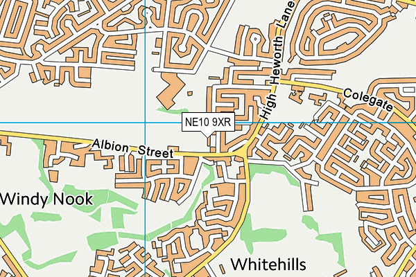 NE10 9XR map - OS VectorMap District (Ordnance Survey) NE10 9XR map - OS VectorMap District (Ordnance Survey)