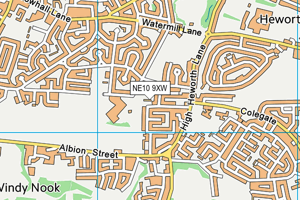 NE10 9XW map - OS VectorMap District (Ordnance Survey) NE10 9XW map - OS VectorMap District (Ordnance Survey)