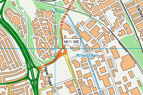 NE11 0BE map - OS VectorMap District (Ordnance Survey) NE11 0BE map - OS VectorMap District (Ordnance Survey)