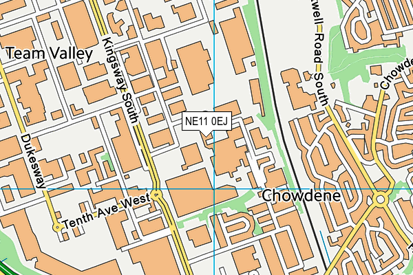NE11 0EJ map - OS VectorMap District (Ordnance Survey) NE11 0EJ map - OS VectorMap District (Ordnance Survey)