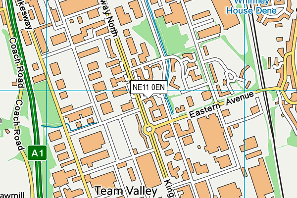 NE11 0EN map - OS VectorMap District (Ordnance Survey) NE11 0EN map - OS VectorMap District (Ordnance Survey)