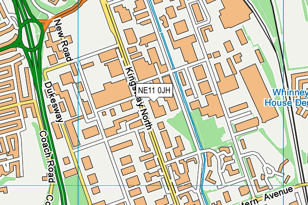 NE11 0JH map - OS VectorMap District (Ordnance Survey) NE11 0JH map - OS VectorMap District (Ordnance Survey)