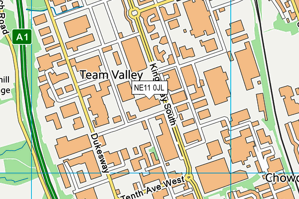NE11 0JL map - OS VectorMap District (Ordnance Survey) NE11 0JL map - OS VectorMap District (Ordnance Survey)
