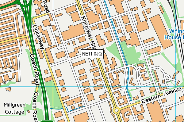 NE11 0JQ map - OS VectorMap District (Ordnance Survey) NE11 0JQ map - OS VectorMap District (Ordnance Survey)