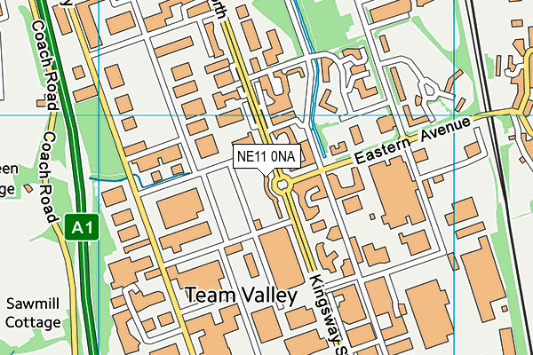 NE11 0NA map - OS VectorMap District (Ordnance Survey) NE11 0NA map - OS VectorMap District (Ordnance Survey)