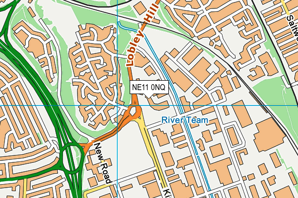 NE11 0NQ map - OS VectorMap District (Ordnance Survey) NE11 0NQ map - OS VectorMap District (Ordnance Survey)
