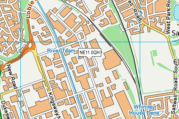 NE11 0QH map - OS VectorMap District (Ordnance Survey) NE11 0QH map - OS VectorMap District (Ordnance Survey)