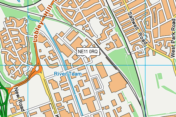 NE11 0RQ map - OS VectorMap District (Ordnance Survey) NE11 0RQ map - OS VectorMap District (Ordnance Survey)