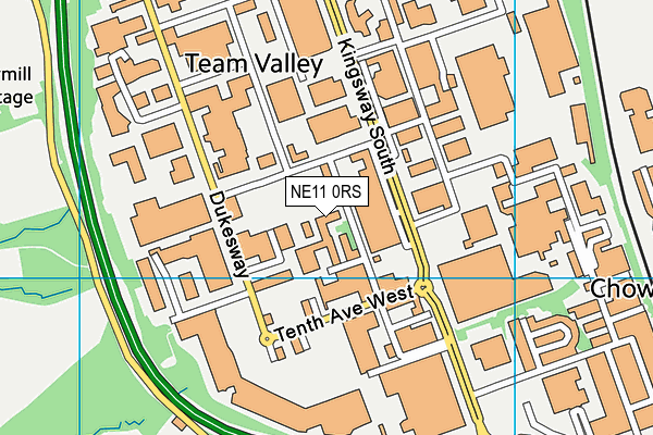 NE11 0RS map - OS VectorMap District (Ordnance Survey) NE11 0RS map - OS VectorMap District (Ordnance Survey)