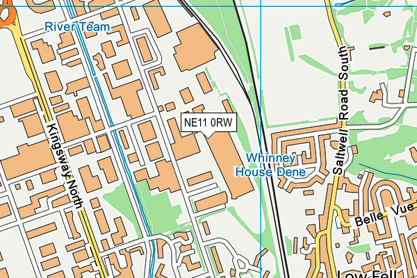 NE11 0RW map - OS VectorMap District (Ordnance Survey) NE11 0RW map - OS VectorMap District (Ordnance Survey)