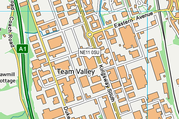 NE11 0SU map - OS VectorMap District (Ordnance Survey) NE11 0SU map - OS VectorMap District (Ordnance Survey)