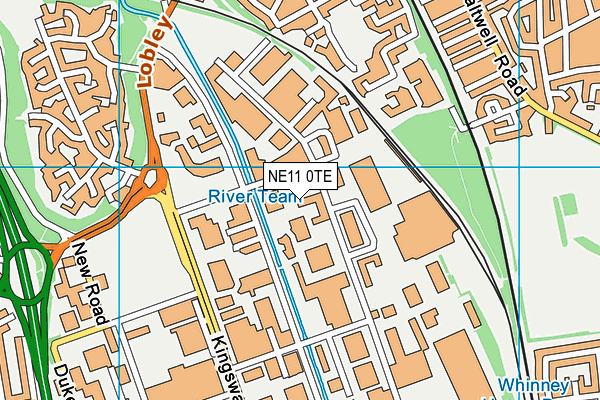 NE11 0TE map - OS VectorMap District (Ordnance Survey) NE11 0TE map - OS VectorMap District (Ordnance Survey)