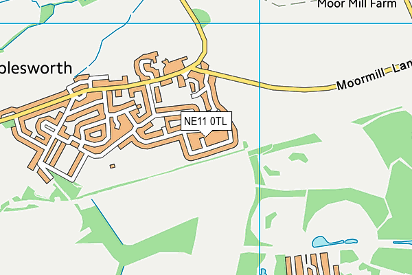 NE11 0TL map - OS VectorMap District (Ordnance Survey) NE11 0TL map - OS VectorMap District (Ordnance Survey)
