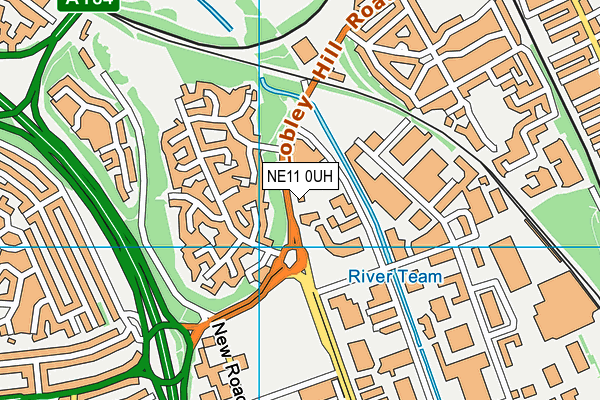 NE11 0UH map - OS VectorMap District (Ordnance Survey) NE11 0UH map - OS VectorMap District (Ordnance Survey)