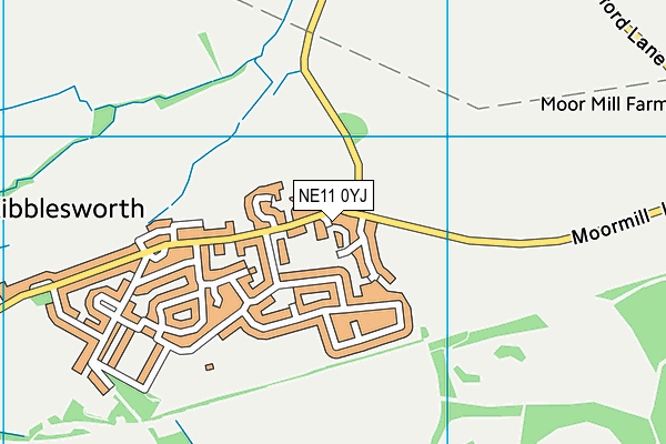 NE11 0YJ map - OS VectorMap District (Ordnance Survey) NE11 0YJ map - OS VectorMap District (Ordnance Survey)