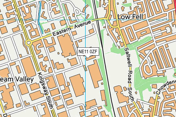 NE11 0ZF map - OS VectorMap District (Ordnance Survey) NE11 0ZF map - OS VectorMap District (Ordnance Survey)