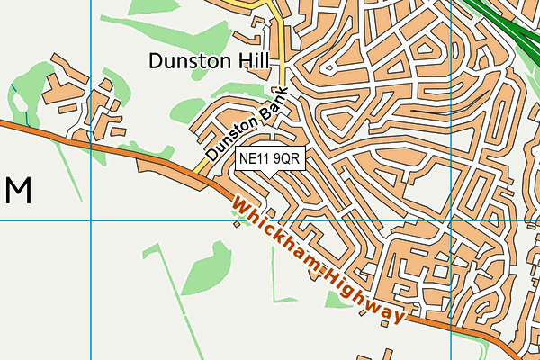 NE11 9QR map - OS VectorMap District (Ordnance Survey) NE11 9QR map - OS VectorMap District (Ordnance Survey)
