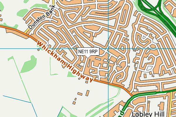 NE11 9RP map - OS VectorMap District (Ordnance Survey) NE11 9RP map - OS VectorMap District (Ordnance Survey)