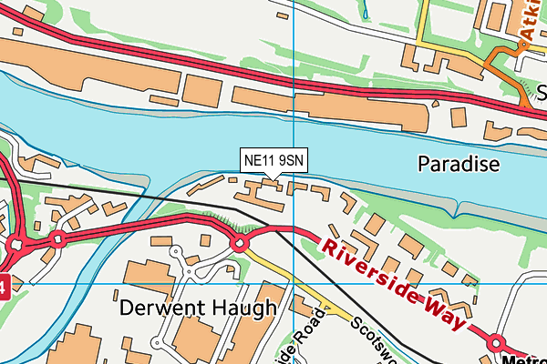 NE11 9SN map - OS VectorMap District (Ordnance Survey) NE11 9SN map - OS VectorMap District (Ordnance Survey)