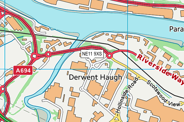 NE11 9XS map - OS VectorMap District (Ordnance Survey) NE11 9XS map - OS VectorMap District (Ordnance Survey)