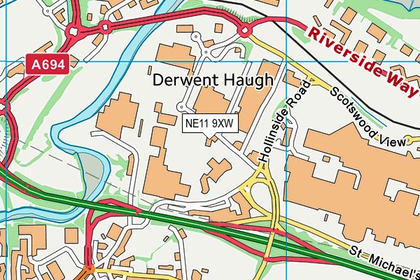 NE11 9XW map - OS VectorMap District (Ordnance Survey) NE11 9XW map - OS VectorMap District (Ordnance Survey)