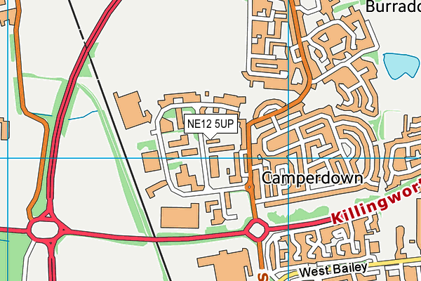 NE12 5UP map - OS VectorMap District (Ordnance Survey) NE12 5UP map - OS VectorMap District (Ordnance Survey)