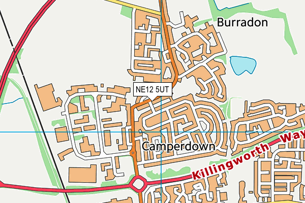 NE12 5UT map - OS VectorMap District (Ordnance Survey) NE12 5UT map - OS VectorMap District (Ordnance Survey)