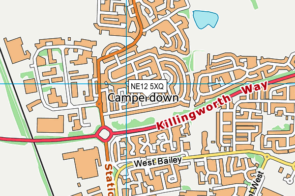 NE12 5XQ map - OS VectorMap District (Ordnance Survey) NE12 5XQ map - OS VectorMap District (Ordnance Survey)
