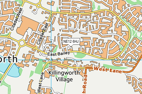 NE12 6HJ map - OS VectorMap District (Ordnance Survey) NE12 6HJ map - OS VectorMap District (Ordnance Survey)