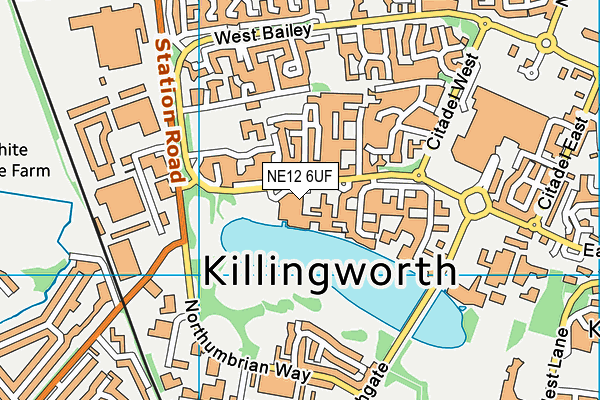 NE12 6UF map - OS VectorMap District (Ordnance Survey) NE12 6UF map - OS VectorMap District (Ordnance Survey)