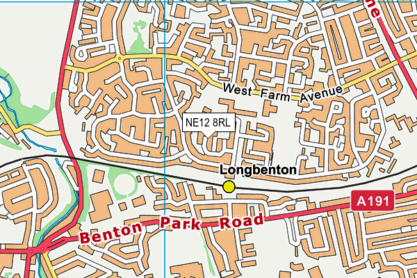 NE12 8RL map - OS VectorMap District (Ordnance Survey) NE12 8RL map - OS VectorMap District (Ordnance Survey)