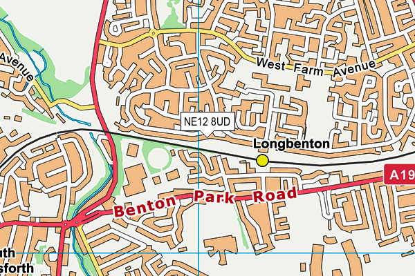 NE12 8UD map - OS VectorMap District (Ordnance Survey) NE12 8UD map - OS VectorMap District (Ordnance Survey)