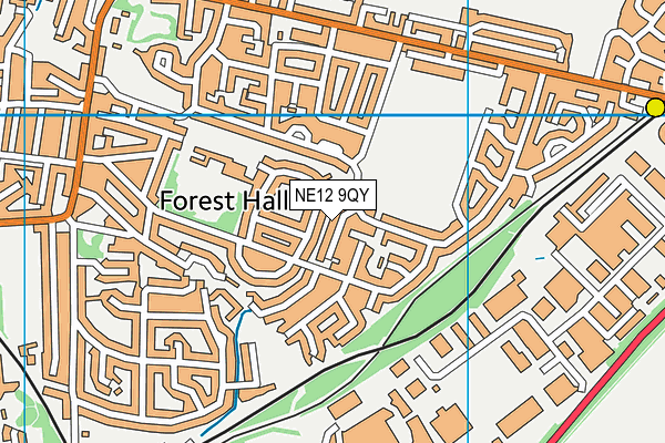 NE12 9QY map - OS VectorMap District (Ordnance Survey) NE12 9QY map - OS VectorMap District (Ordnance Survey)
