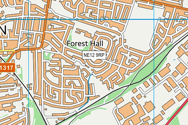 NE12 9RP map - OS VectorMap District (Ordnance Survey) NE12 9RP map - OS VectorMap District (Ordnance Survey)