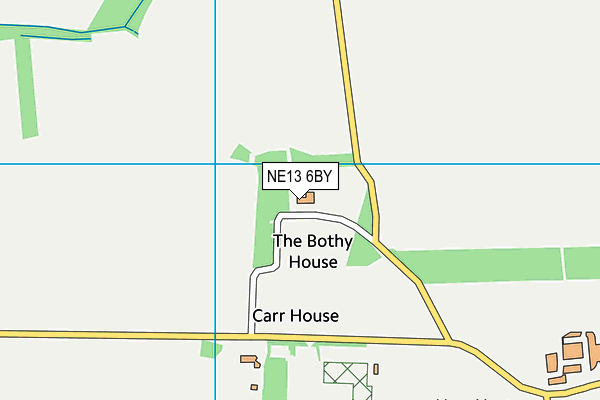 NE13 6BY map - OS VectorMap District (Ordnance Survey) NE13 6BY map - OS VectorMap District (Ordnance Survey)