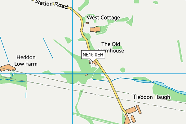 NE15 0EH map - OS VectorMap District (Ordnance Survey) NE15 0EH map - OS VectorMap District (Ordnance Survey)