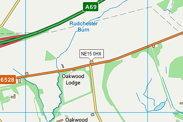 NE15 0HX map - OS VectorMap District (Ordnance Survey) NE15 0HX map - OS VectorMap District (Ordnance Survey)