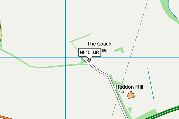 NE15 0JR map - OS VectorMap District (Ordnance Survey) NE15 0JR map - OS VectorMap District (Ordnance Survey)
