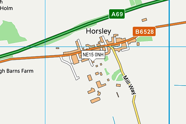 NE15 0NH map - OS VectorMap District (Ordnance Survey) NE15 0NH map - OS VectorMap District (Ordnance Survey)