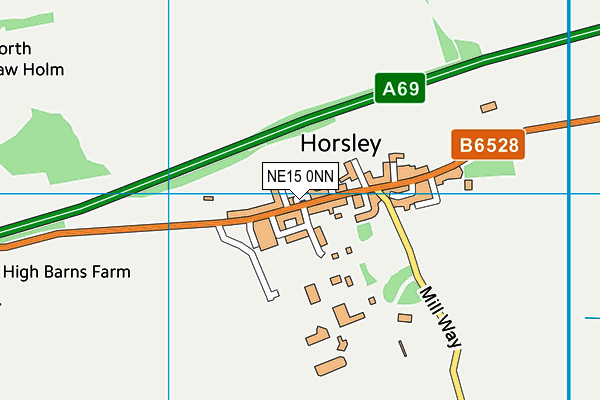 NE15 0NN map - OS VectorMap District (Ordnance Survey) NE15 0NN map - OS VectorMap District (Ordnance Survey)