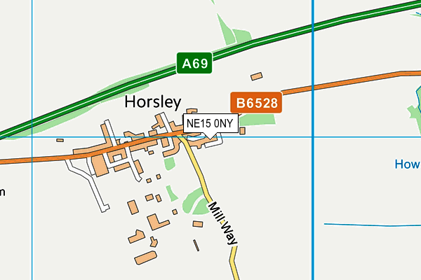 NE15 0NY map - OS VectorMap District (Ordnance Survey) NE15 0NY map - OS VectorMap District (Ordnance Survey)
