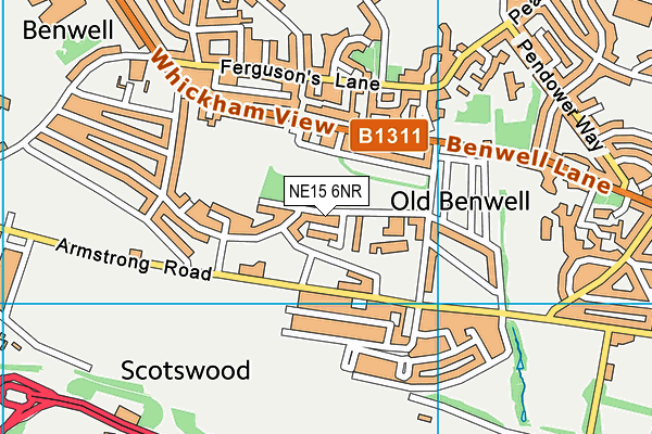 NE15 6NR map - OS VectorMap District (Ordnance Survey) NE15 6NR map - OS VectorMap District (Ordnance Survey)