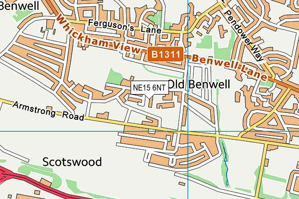 NE15 6NT map - OS VectorMap District (Ordnance Survey) NE15 6NT map - OS VectorMap District (Ordnance Survey)
